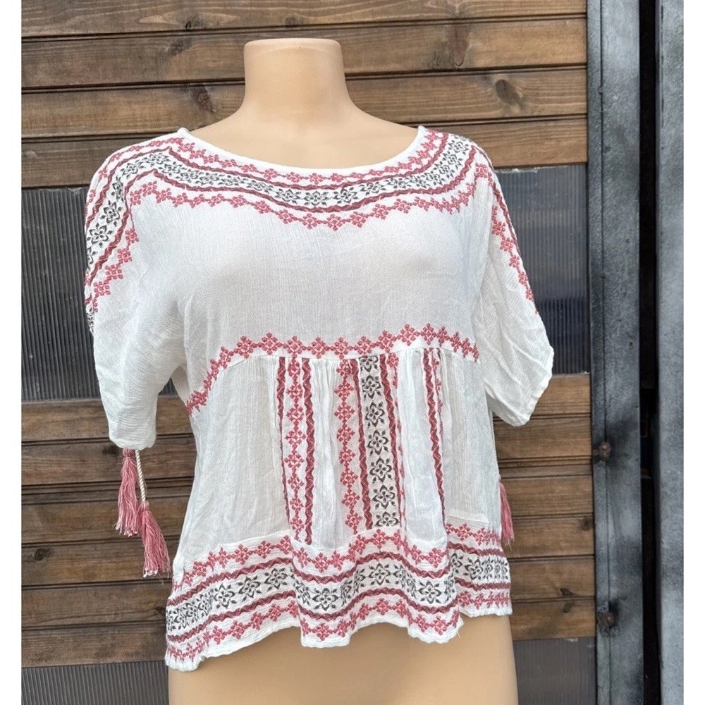 Christophe Sauvat Diego embroidered top, large